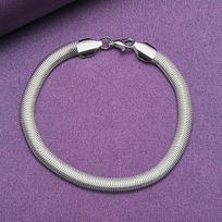 CHSHINE 925 Sterling Silver 6mm Snake Chain Bracelet For Women Men Wedding Party Fashion Charm Jewelry 20CM 8inches