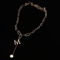 Nerūdijančio plieno kutų raidės pakabukas vėrinys moterims čokeris madingas vakarėlio dovana mados papuošalai collier femme