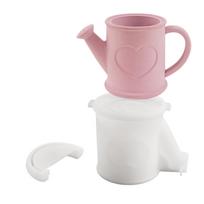 Silicone Molds Creative Kettle Shape Vase Moulds Storage Jar Molds Home Decorative Molds Silicone Texture for Crafting white