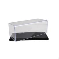 Skaidrus akrilinis vitrinos dėklas stalviršiui 1:43 Mastelio Modeliai, Apsauginis Laikymas black 15x7.6x6.3CM
