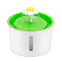 Automatic Cat and Dog Water Dispenser LED Electric Pet Water Dispenser Bowl USB Mute 1.6L balta