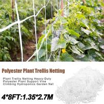 Sodo augalų laipiojimo tinklas Sunkusis poliesterio Morning Glory Vine laipiojimo tinklas Hidroponinis sodo tinklelis Augalų augimo tinklelis atramos grotelės tinklelis sodo įrankiai 4*8FT