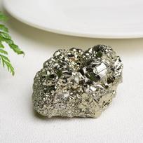 100g Natūralus chalkopiritas, kolekcinės metalinės dekoracijos, namų originalūs akmeniniai papuošalai 100g -1 PCS