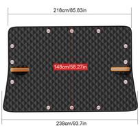 Žieminis automobilio lango sniego uždangalas Didelio dydžio magnetinis automobilio priekinis stiklas sniego dangtis nuo užšalimo sniego priekinio stiklo dangčiai stiklinis skydelis nuo saulės 1pcs juoda