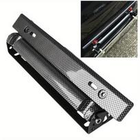 Automobilio valstybinio numerio rėmo laikiklis Carbon Fiber Racing numerio ženklo laikiklis Reguliuojamas laikiklis Automobilio modifikacija juoda
