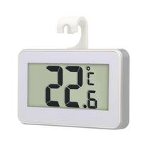 Skaitmeninis LCD šaldytuvo termometras Šaldytuvo-šaldiklio termometras su reguliuojamu stovu Magnet Frost beige