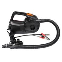 12V 100W automobilinis siurblys elektrinis pripučiamas oro siurblys, skirtas baidarių valties baseino orui juoda