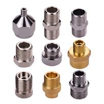 9 vnt Airbrush adapterio rinkinys MultiSize montavimo jungčių rinkinys aerografo oro žarnai Suderinamas su įvairiaspalvis