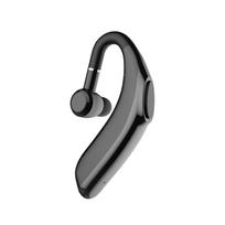 X18 belaidės „Bluetooth 5.1“ ausinės su kabliuku, viena ausinė su mikrofonu į ausis sportinės ausinės juoda