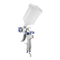 Gravitacijos padavimo oro purškimo pistoletas HVLP dažų purškimo pistoletas su 600 ml puodelio 1,4 mm antgaliu automobilio dažymui 1 nozzle mėlyna