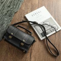 Johnature Vintage Women Messenger Bag Real Cow Leather Handbag Handmade Leisure Solid Color Shoulder Bags