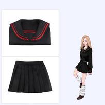 Anime Cosplay Kostiumas Tokyo Revengers Shiba Yuzuha Jūreivių Mokyklos Uniforma Mergaičių Sijonas Kostiumas Cosplay Kostiumas Moteriška Suknelė Juoda XXXL black