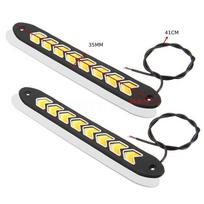 2vnt 12V automobilių LED juostelės DRL dienos eigos posūkio signalo žibintai sunkvežimių lempos