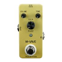 M-VAVE FUZZ Vintage Fuzz Guitar Effect Pedal Cinko lydinio Shell True Bypass