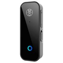 VAORLO „Bluetooth 5.1“ garso siųstuvo imtuvas „Lavalier“ belaidis adapteris 3,5 mm AUX stereofoninė muzika, maža delsa, skirta automobiliniam televizoriui, kompiuterio ausinėms juoda