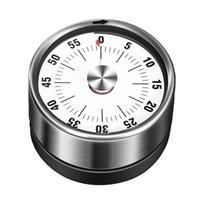Virtuvės laikmatis 60 min. Atgalinės atskaitos laikmatis Mechaninis magnetinis laikmatis Nereikia baterijų nerūdijančio plieno atgalinės atskaitos laikmatis balta