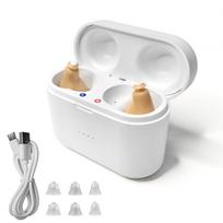Mini klausos aparatai kurtumui pagyvenusiems žmonėms, klausos aparatas, įkraunamos belaidės ausinės, garso stiprintuvas, ausų reguliavimo įrankiai, pigus išpardavimas smėlis