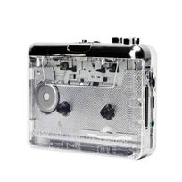 TONIVENT TON010 nešiojama kasetė į MP3 grotuvą Mini USB juostos grotuvas MP3 keitiklis su 3,5 mm AUX skaidri