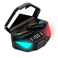 VAORLO X15S TWS žaidimų ausinės belaidės Bluetooth ausinės ausinės stereofoninis mažas delsos triukšmo slopinimas su mikrofonu išmaniesiems telefonams juoda
