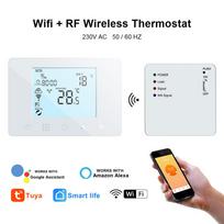 „Wi-Fi“ išmanusis termostatas, pakabinamas ant sienos, skirtas dujiniam katilui, vandens šildymui RF belaidis temperatūros valdiklis Darbas su Tuya Google Home Alexa