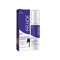 EELHOE 30 ml dantų balinimo putos Pašalinkite dantų dėmes Dantų pasta Dantų korektorius Dantų balinimo stiprintuvas putojanti dantų pasta 30ml
