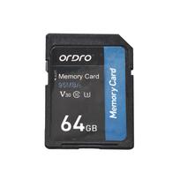 ORDRO 64GB atminties kortelė V30 10 klasės SD kortelė 95MB/s didelės spartos skaitmeninėms vaizdo kameroms vaizdo kameroms juoda