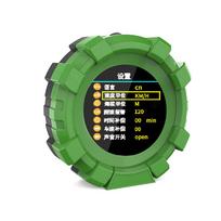 Automobilio HUD Headup Display LCD skaitmeninis GPS spidometras Daugiafunkcis inklinometro kampo nuolydžio matuoklis žalia