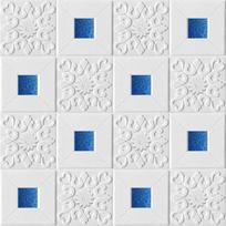 70x70cm 3D stereofoniniai sienų lipdukai Stogo lipnūs tapetai Namų dekoras Svetainė Vaikai Vaikai Miegamojo Dekoratyviniai 70cmX70cmX10pcs mėlyna