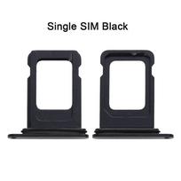 Dvigubas ir; Vieno SIM kortelės dėklas, skirtas iPhone 12 SIM laikiklio lizdo pakeitimui Single SIM-Black