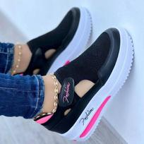 Sportiniai bateliai Moteriški Batai Moteriški Teniso Batai Drobiniai batai Moteriški laisvalaikio batai Moteriški sportiniai batai Platforma Sneaker Hollow Out Batai 43