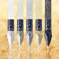 5 Pack Diamond Glitter Skystas akių pieštukas Pearl Glitter Eyeshadow Akių pieštuko makiažas 2.5g*5pcs black