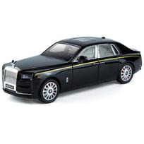 1/20 mastelio fantominio modelio automobilis, cinko lydinio, ištraukiamas atgal Žaislinis automobilis Metalo liejimo modelio automobilis su garsu ir šviesa, skirta vaikams berniukui, mergaitei 1/20-27.5x9x7.5cm rožinė