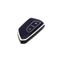 TPU automobilio raktų dėklo dangtelis, skirtas VW Volkswagen Golf 8 MK8 ID.3 ID.4 Cupra Skoda Octavia A8 SEAT Leon MK4 2020 2021 Formentor Tarraco juoda