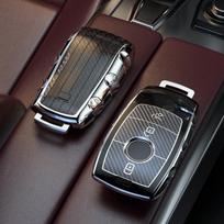 Mada Automobilio Nuotolinio Raktų Pakabuko Dangtelis Laikiklis Mercedes Benz A C E S G Klasės GLC CLE CLA GLB GLS W177 W205 W213 W222 X167 AMG juoda