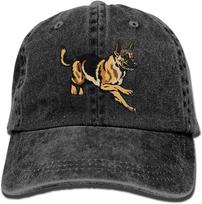 Medvilninė beisbolo kepuraitė Šuo Vokiečių aviganis Unisex Snapback kepuraitės Skalauta džinsinė kepuraitė One Size