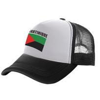 Martinikos Trucker kepurės Unisex Šalies Vėliavos Kepurė Beisbolo Kepurė Šauni Vasarinė Unisex Tinklelio Kepurės gray