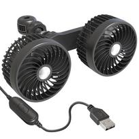 Automobilio elektrinis ventiliatorius Automobilinis bendras galinės sėdynės nugarėlės ventiliatorius Greičio reguliavimo ventiliatorius automobiliui Aušinimas automobilyje Car-use Interface Power Cable juoda