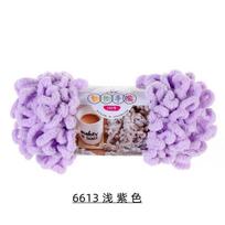 100 g / Roll Puffy Finger Loop verpalai be adatų be iešmelių Poliesterio stambūs milžiniški šeniliniai verpalai, skirti rankų darbo mezgimo antklodės šalikai