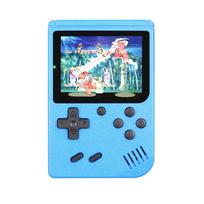 Retro nešiojamasis mini delninis vaizdo žaidimų konsolė 8 bitų 3,0 colio spalvotas LCD vaikų spalvotas žaidimų grotuvas, integruotas 500 žaidimų