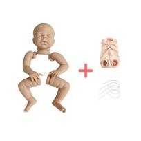 Bebe Reborn lėlių rinkinys naujagimiui 16 colių Zendric Reborn lėlių rinkiniai Tušti nedažyti nebaigti kūdikių formavimo lėlės, skirtos pasidaryk pats, mergaitėms