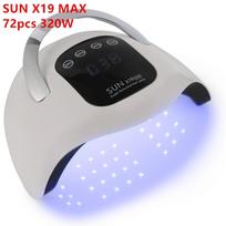 SUNX19 MAX 320W nagų džiovintuvas LED nagų lempa UV lempa, skirta sukietinti visus gelinius nagų lakus su judesio jutikliu manikiūro pedikiūro salono įrankiu