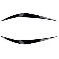 Skirta BMW X1 F48 F49 2015-2022 Priekiniai žibintai, akių vokai, antakiai, akių dangteliai, lipdukas, apdaila ABS plastikinis kėbulo komplektas automobiliui Glossy Black