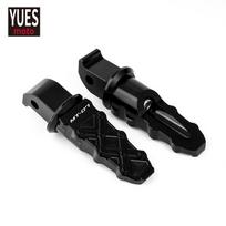 Motociklų Priedai CNC Kojų Atramos Galinės Keleivio Kojų Atramos Tinka Yamaha MT07 MT 07 MT-07 2014- Su Lazeriu juoda
