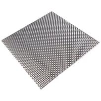Reljefinis aliuminio karščio skydas Karščio skydas Priešgaisrinė siena Grindų skydas Kuro bakas Sidabrinis Turbo kolektorius 300mm X 500mm 300 x 500mm