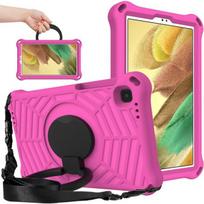 Vaikams saugus rankinis dėklas, skirtas Samsung Galaxy Tab A7 Lite 8.7 SM-T220 T225 A8 10.5 SM-X200 X205 X200 Tab A 8.0 T290 T295 SM-T307U Tab A 8.4 SM-T307u rožinė raudona spalva
