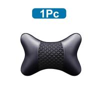 Universalios automobilio kaklo pagalvėlės iš atminties putų, galvos atrama, kaklo atrama, apsauga, kvėpuojanti, automobilio galvos atramos kaklas 1Pc Black