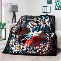 Kūrybiškumas Animacija Helluva Boss Blitzo Adult Minkšta pliušinė flanelinė antklodė Svetainės miegamojo lova Sofa Badspread 75x90cm
