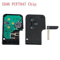 433MHz automobilio nuotolinio valdymo raktas ID46 lustas, tinkantis Renault Megane III Fluence Laguna III Scenic 2009-2015 m. with ID46 / 7953 Chip