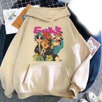 Nauja grupė Gorillaz Džemperiai su spauda Unisex Moteriški Gatvės stiliaus Džemperiai Harajuku Dideli Puloveriai Unisex Sportiniai kostiumai Drabužiai 2XL