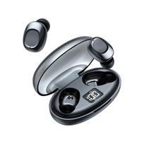 Belaidės „Bluetooth“ ausinės „Mini-in-ear Motion“ sunaudoja mažai energijos. Itin ilgas baterijos veikimo laikas Dvi ausis juoda